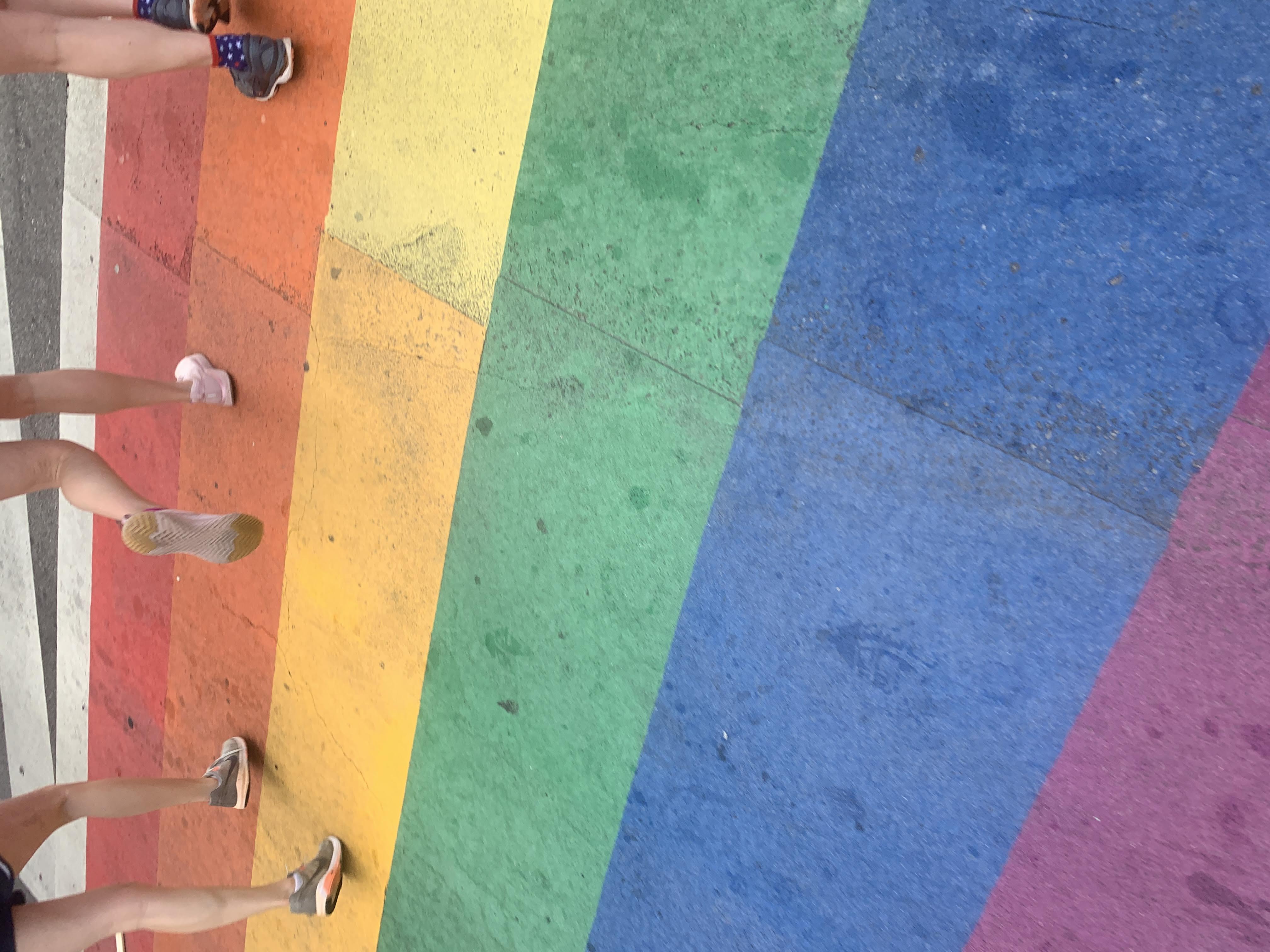 Midtown's rainbow crosswalks